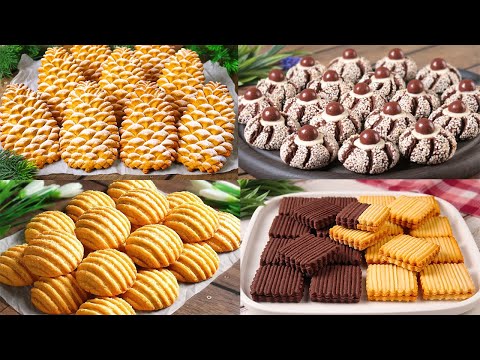 Видео: 4 лучших рецепта печенья! 🔝 Вкуснее, чем в магазине! Простая выпечка в чаю!