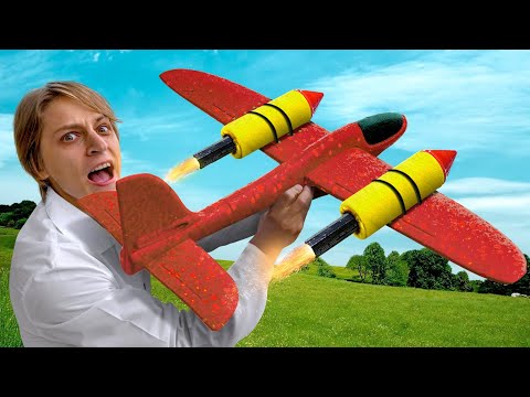 Видео: ЗАПУСТИЛИ САМОЛЁТ С МОЩНЫМИ РАКЕТАМИ! УДАЛЁННОЕ ВИДЕО МАМИКСА! ПЕРЕЗАЛИВ