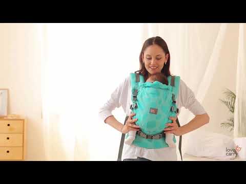 Видео: Эрго-рюкзак с рождения ONE - Спереди с параллельными лямками