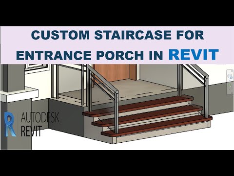 Видео: ИНДИВИДУАЛЬНАЯ ЛЕСТНИЦА ДЛЯ ВХОДНОГО КРЫЛЬЦА В REVIT