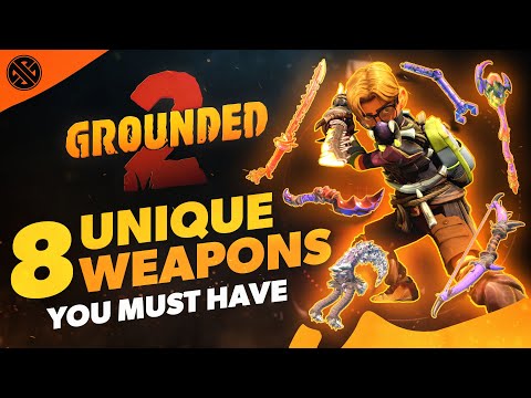 Видео: Grounded 2 - 8 НЕВЕРОЯТНЫХ уникальных видов оружия, которые вы не захотите пропустить!