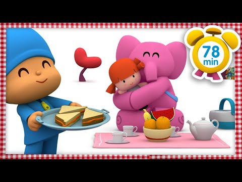 Видео: Покойо на русском -  🍰 Пикник [ 78 минут ] | Мультфильмы для детей