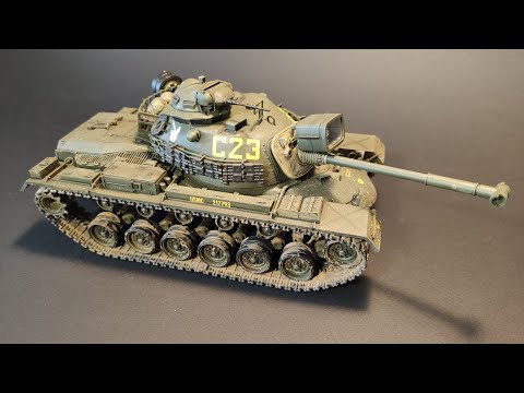 Видео: M48A3 Patton "Tamiya" 1/35 (Американский Playboy) - Сборная модель