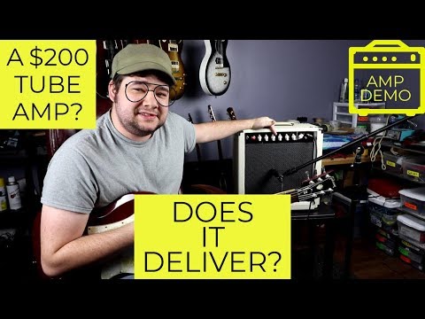 Видео: Самый дешёвый ламповый усилитель! Monoprice Stage Right 15 Demo!