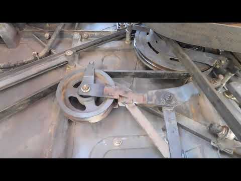 Видео: Комбайн Палессе GS10. Отзывы и советы комбайнёра #10.(доработка натяжника привода измельчителя)