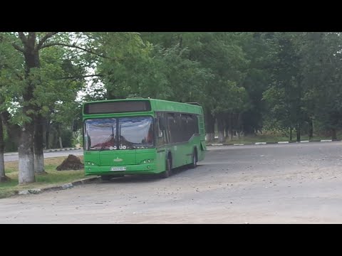 Видео: Автобус №2 (Кричев). Вокзал Кричев-I - Улица Ленинская