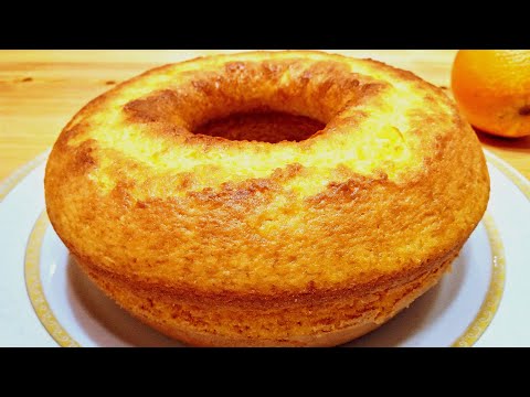 Видео: Рецепт за 1 минуту!! апельсиновый пирог, простой рецепт мягкого пирога, который тает во рту