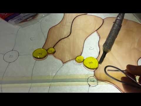 Видео: Часть 3. Как делаются витражи Тиффани с кабошонами (марблсами).