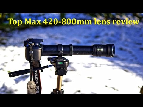 Видео: Обзор телеобъектива Top Max 420-800 мм