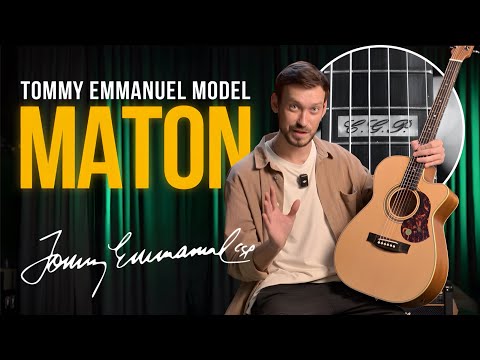 Видео: Подписной Maton EBG808C TE Tommy Emmanuel Model | Guitar lavka