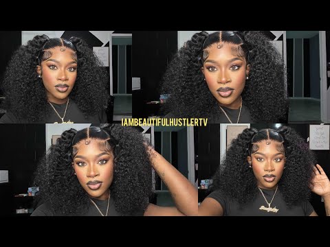 Видео: Кукла Братц от It's Giving 😍🖤⭐️ | Установка кудрявого парика 13x6 ✨ | Lannaax Hair Amazon