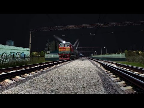 Видео: ZDSimulator . 2М62У-0359  участок Москва - Вязьма
