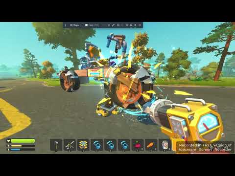 Видео: Упал с космоса на землю! (Scrap Mechanic Survival)