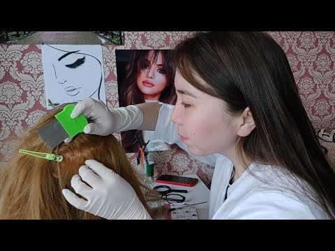 Видео: АСМР - Трихолог | Осмотр кожи Головы и Расчёсывание Волос ☘️ Нежный Шепот | ASMR HAIR