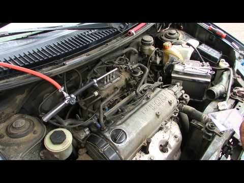 Видео: Работа ДВС 1600 см3 на 100% HHO