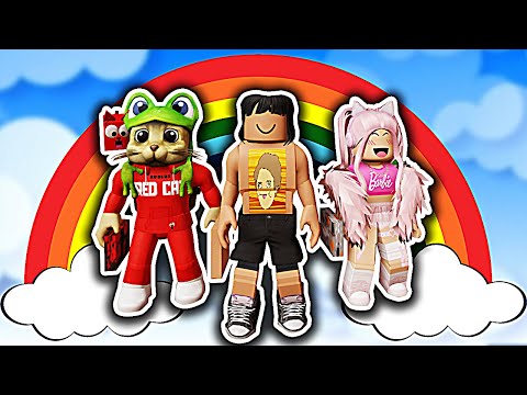 Видео: МОИ РАДУЖНЫЕ ДРУЗЬЯ ЖЕНЯША И RED CAT! НУБ VS ПРО VS ЧИТЕР! @MyChannel-x5l @RedCatYT  ROBLOX Rainbow Friends