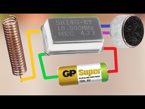 Видео: Как сделать беспроводной микрофон / стабильный без сдвига частоты / отличная идея