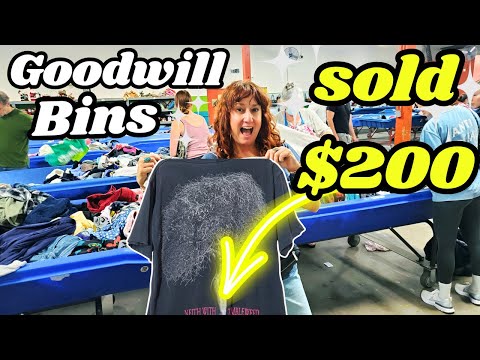 Видео: Превращаю 2 доллара в 200 долларов в аутлете Goodwill! ~ Теперь я — любитель футболок?! ~ Секонд-...