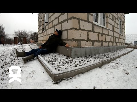 Видео: Современная утепленная мягкая отмостка с поребриком! Финал!