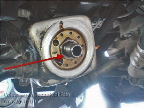 Видео: Течет масло в районе масляного фильтра Skoda Superb\Passat b5