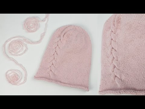 Видео: Модная шапка в этом году. Шапка спицами "Зефир"