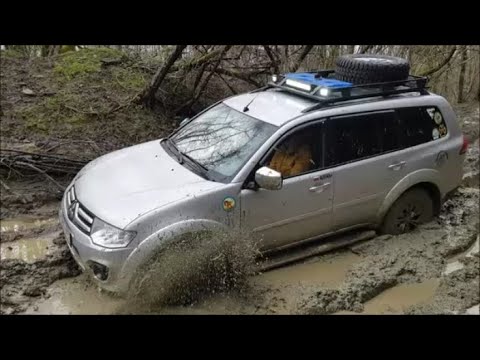 Видео: Mitsubishi Pajero Sport 33MT и L200 35MT Открытие "Грязного сезона 2019". Часть2