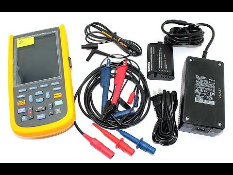 Видео: Осциллограф Fluke 123B НОВЫЙ 😋 РАСПАКОВКА 🕵️‍♂️ самый оптимальный выбор из линейки приборов 👨‍🎓