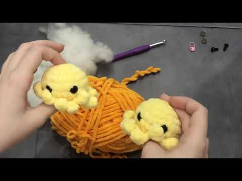 Видео: Мк на мини осьминога крючком/мк для начинающих/советы и разбор основных приёмов