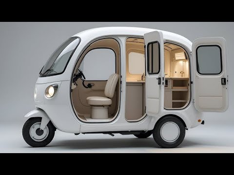 Видео: 🔥🚐 Новый 3-колёсный МИКРО-КАМПЕР 2025 — Дом на колёсах будущего! 🔋 Экономичный и УДОБНЫЙ