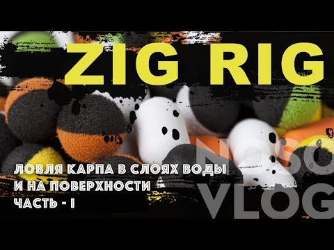 Видео: Ловля карпа на оснастку ZIG RIG, часть 1