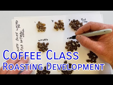 Видео: Класс кофе: первый крэк, второй крэк, развитие обжарки кофе