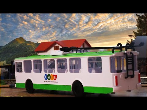 Видео: Обзор Троллейбуса ЗиУ-9 "Киев"/Троллейбус Технопарк/