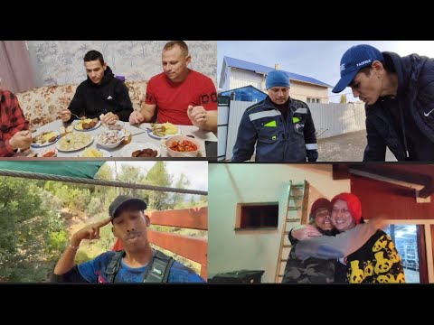 Видео: Жизнь в деревне 🏡 // привет подписчикам 🙋// кроют крышу // мама на дереве🤦//