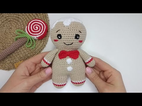 Видео: 🧡 ВЯЗАНЫЙ ПРЯНИЧНЫЙ ЧЕЛОВЕЧЕК КРЮЧКОМ МАСТЕР-КЛАСС 🍪 CROCHET GINGERBREAD MAN AMIGURUMI TUTORIAL