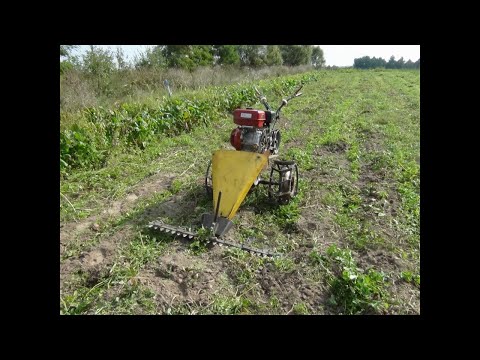 Видео: Сегментная коса для мотоблока МБ - 1