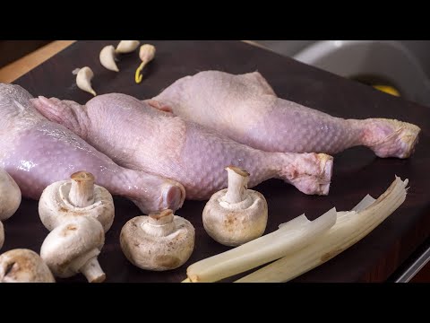 Видео: Чего бы такого приготовить? Может окорочка? И залить пивком...