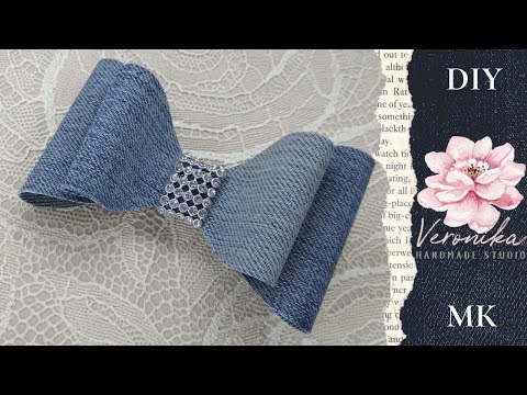 Видео: 🎀Джинсовый бантик ELEGANT 🎀 Jeans Hair Bow DIY 🎀 Tutorial Denim Bow 🎀 PAP Laço Jeans 🎀 Arco De Jeans