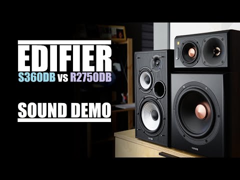 Видео: Edifier S360DB против Edifier R2750DB || Сравнение звука