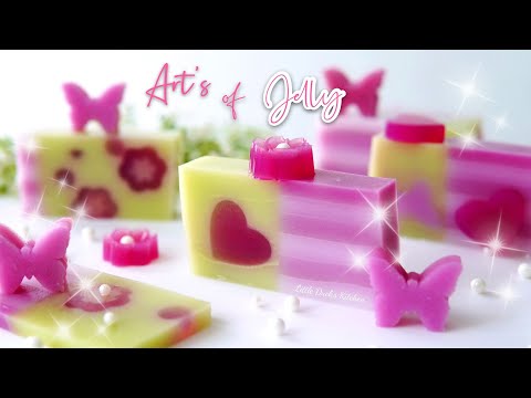 Видео: Искусство желейного торта [Каждый кусок уникален] ❤ (The Art of Jelly Cake)  #littleduckkitchen