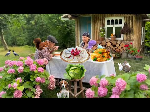 Видео: Обед на всю семью: Лепешки с Зеленью и Мясные Голубцы за 1 час!