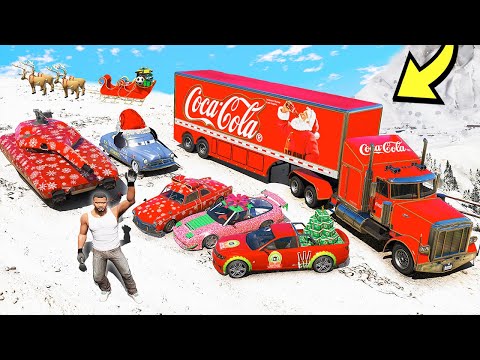 Видео: УГНАЛ ВСЕ НОВОГОДНИЕ МАШИНЫ в GTA 5!! (Моды ГТА 5)