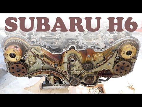 Видео: Внутри двигателя Subaru Boxer H6