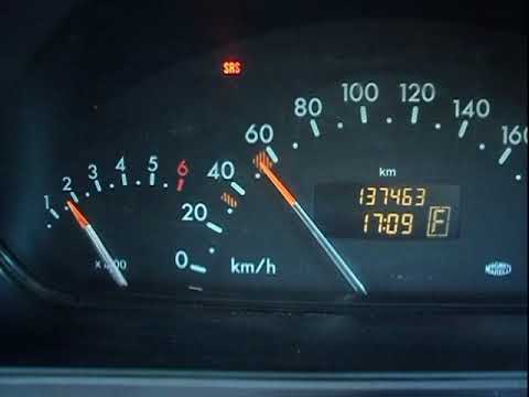 Видео: Mercedes А160 ошибка F/ Mercedes A160 error F