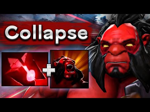 Видео: Коллапс на Аксе, враги могут ливать - Collapse Axe 7.35 DOTA 2