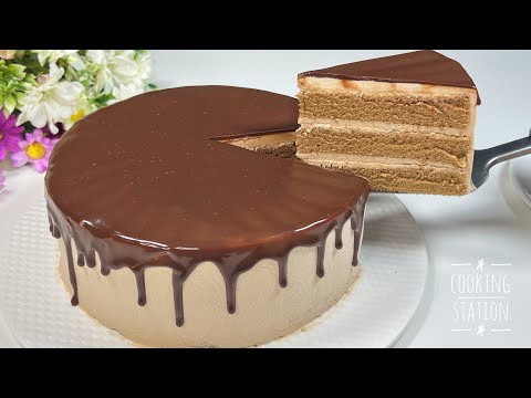 Видео: Вкуснейший КОФЕЙНЫЙ ТОРТ! Тает во рту! Просто и очень вкусно!