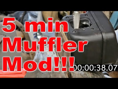 Видео: ЛУЧШИЙ способ модификации глушителей Echo 590 и 620!!!