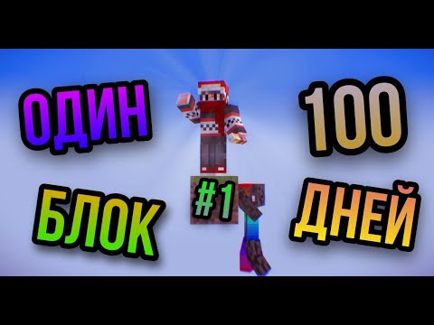 Видео: 🤔100 ДНЕЙ ВЫЖИВАНИЕ ОДИН БЛОК!👀 | СЕРИЯ #1