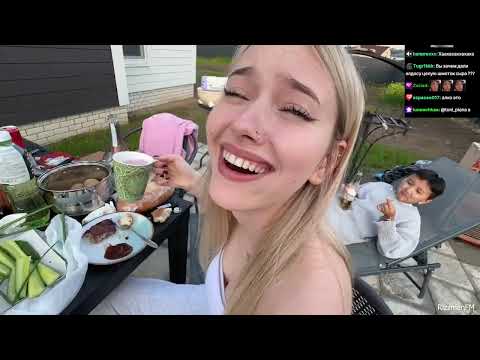 Видео: Барбекю дома у Полины [#2] | Энзай Влада Кристина Ангелина Элдос