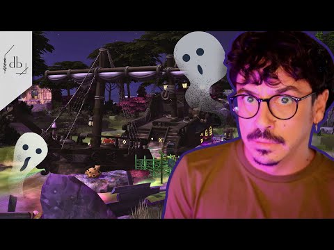 Видео: Строительство крошечного затонувшего корабля с привидениями | The Sims 4