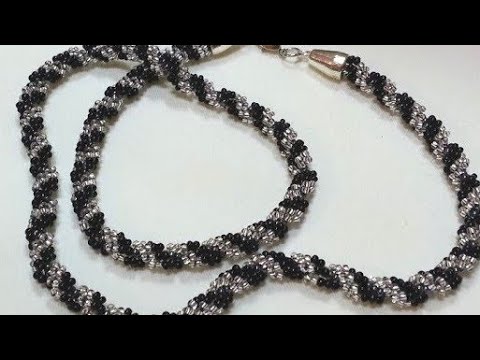 Видео: Жгут из бисера/ Бисероплетение/Harness from beads.